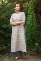 Image for Kusvaa Vcr124 Anokhi Cotton Straight Fit Kurta 1 Look