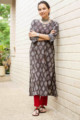 Image for Kusvaa Vcr126 Virika Cotton Straight Fit Kurta Look 1