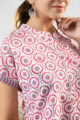 Image for Kusvaa Wsr287 Aaoka Block Print Shirt Closeup