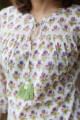 Image for Kusvaa Wsr298 Soma Block Print Short Top Neck