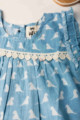 Image for Kusvaa Aj51 Onika Cotton Girls Frock Closeup