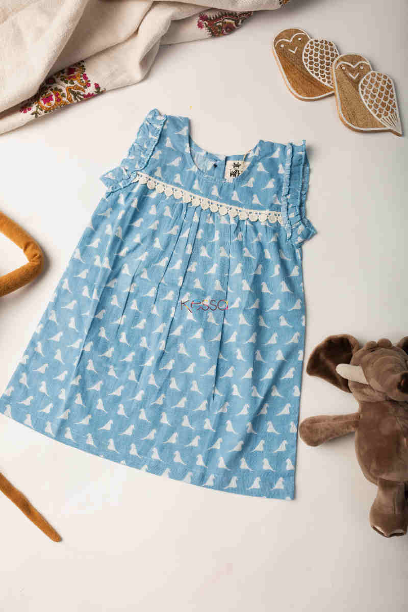 Image for Kusvaa Aj51 Onika Cotton Girls Frock Featured