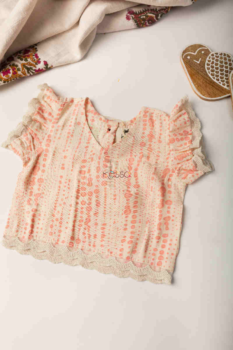 Image for Kusvaa Aj52 Medhas Lehnga Complete Set Top