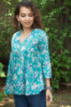 Image for Kusvaa Bpr08 Ambika Block Print Short Kurti 1 Side