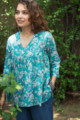 Image for Kusvaa Bpr08 Ambika Block Print Short Kurti 1 Top