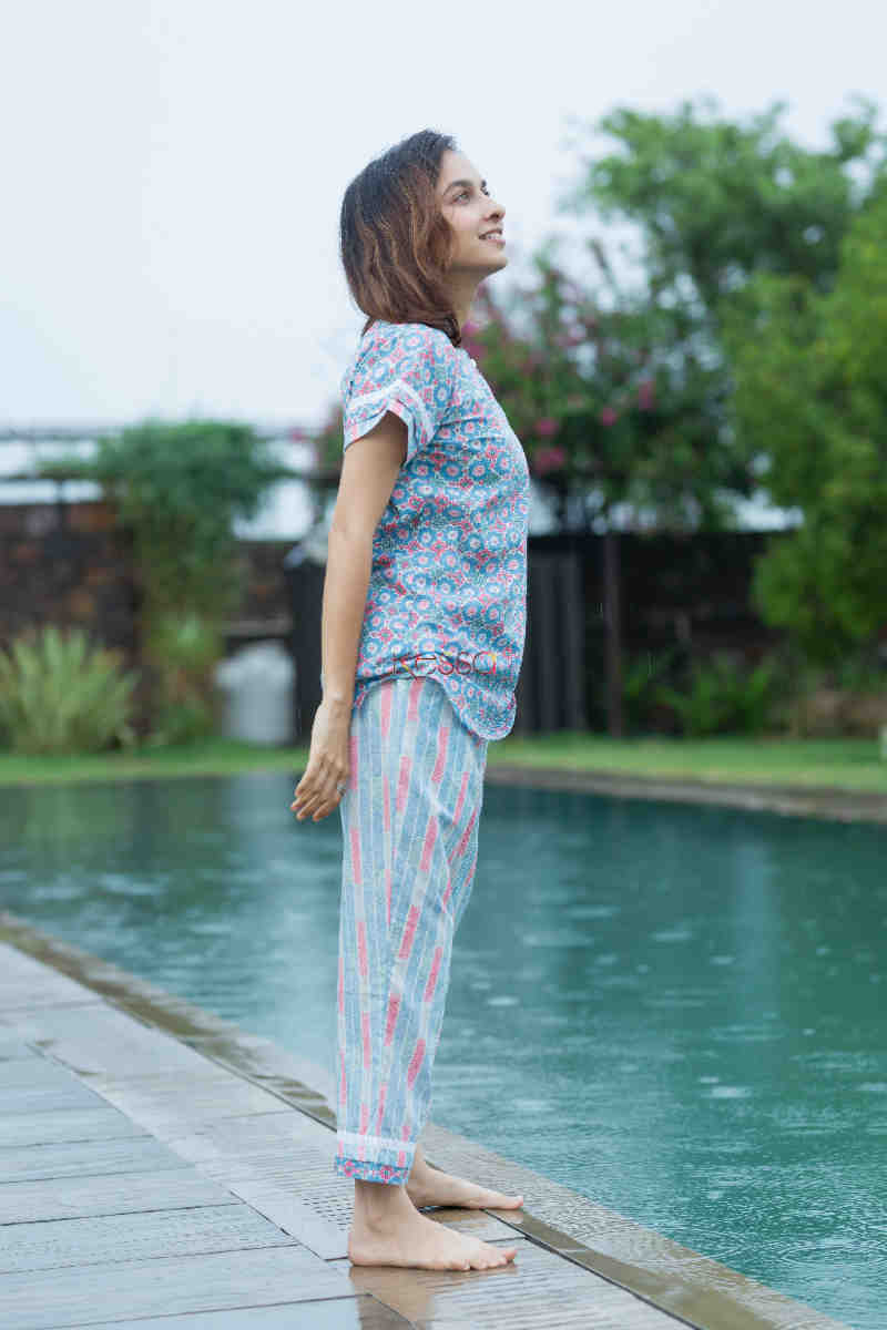 Image for Kusvaa De139 Ranit Jammies Cotton Set Side