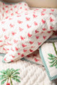 Image for Kusvaa Kaq210 Chestnut Rose Baby Quilts With Hand Block Print Back