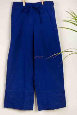 Image for Kusvaa Sap15 Siara Cotton Gotta Palazzo Blue Featured