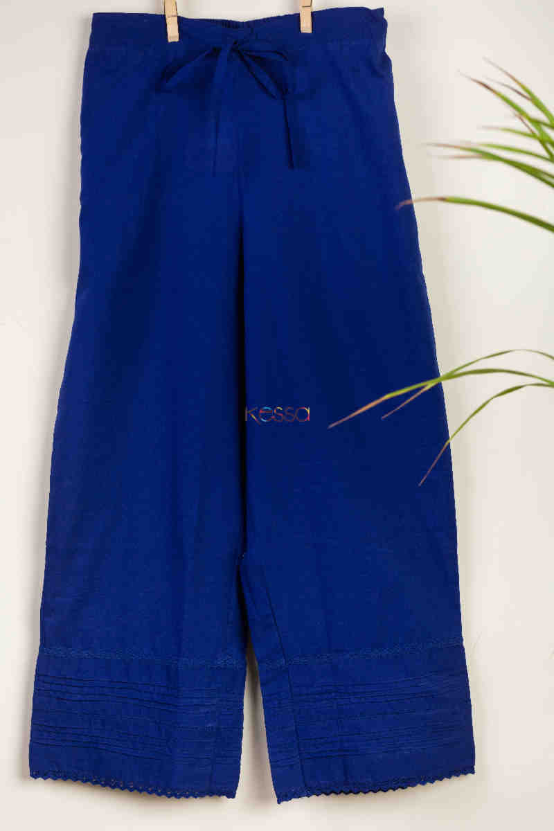 Image for Kusvaa Sap15 Siara Cotton Gotta Palazzo Blue Featured