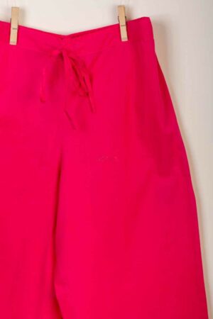 Image for Kusvaa Sap15 Siara Cotton Gotta Palazzo Bubblegum Closeup