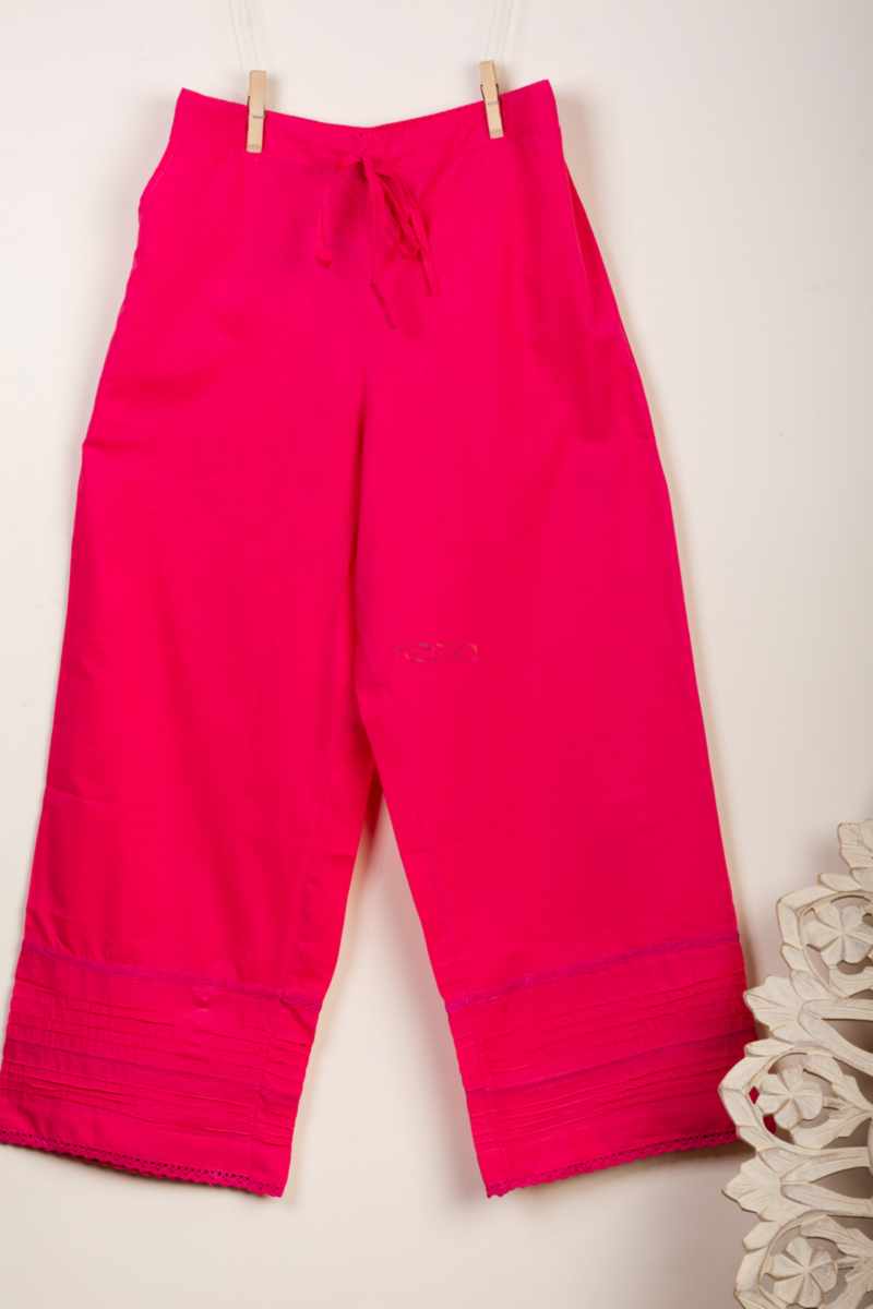 Image for Kusvaa Sap15 Siara Cotton Gotta Palazzo Bubblegum Side