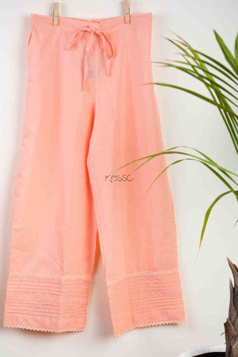 Image for Kusvaa Sap15 Siara Cotton Gotta Palazzo Peach Featured