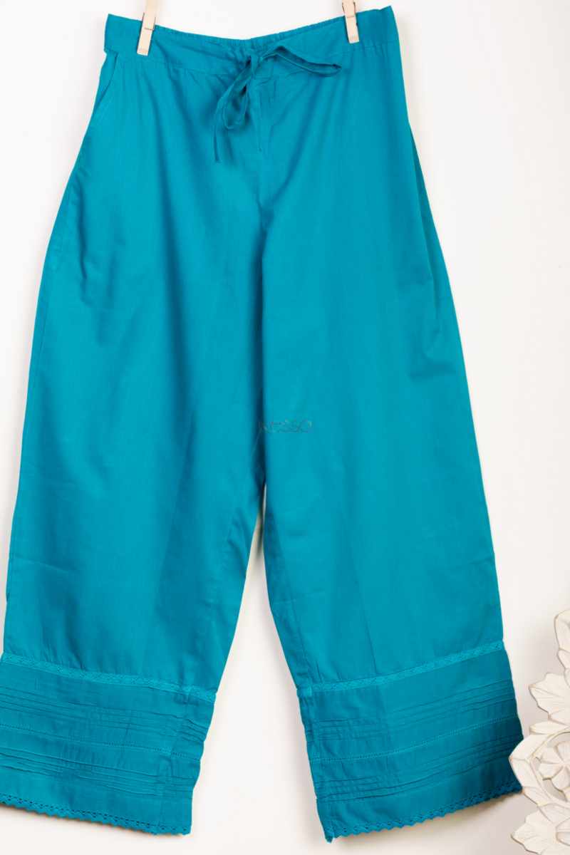 Image for Kusvaa Sap15 Siara Cotton Gotta Palazzo Turquoise Featured