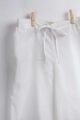 Image for Kusvaa Sap15 Siara Cotton Gotta Palazzo White Front