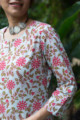 Image for Kusvaa Taf83 Charita Cotton Straight Kurta Sleeves