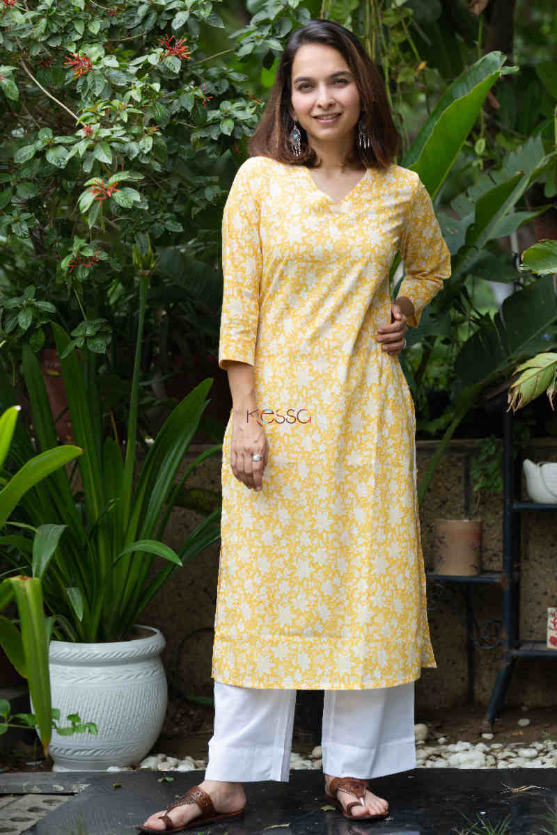 Image for Kusvaa Taf84 Azha Regular Wear Cotton Kurta Featured