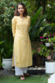 Image for Kusvaa Taf84 Azha Regular Wear Cotton Kurta Look