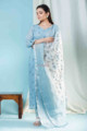 Image for Kusvaa Ws876 Braahmi Linen Kurta With Dupatta Front
