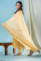 Image for Kusvaa Ws882 Namasya Chanderi Kurta Dupatta Set Side