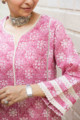 Image for Kusvaa Wsr303 Ishani Block Print Kurta Pant Set Sleeve