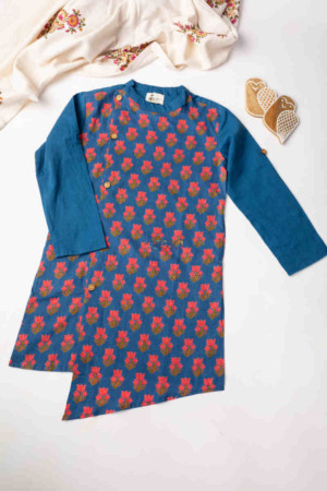 Image for Kusvaa Aj57 Avyan Cotton Kurta Featured