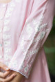 Image for Kusvaa Avdaf179 Amyra Muslin Straight Fit Kurta Sleeves