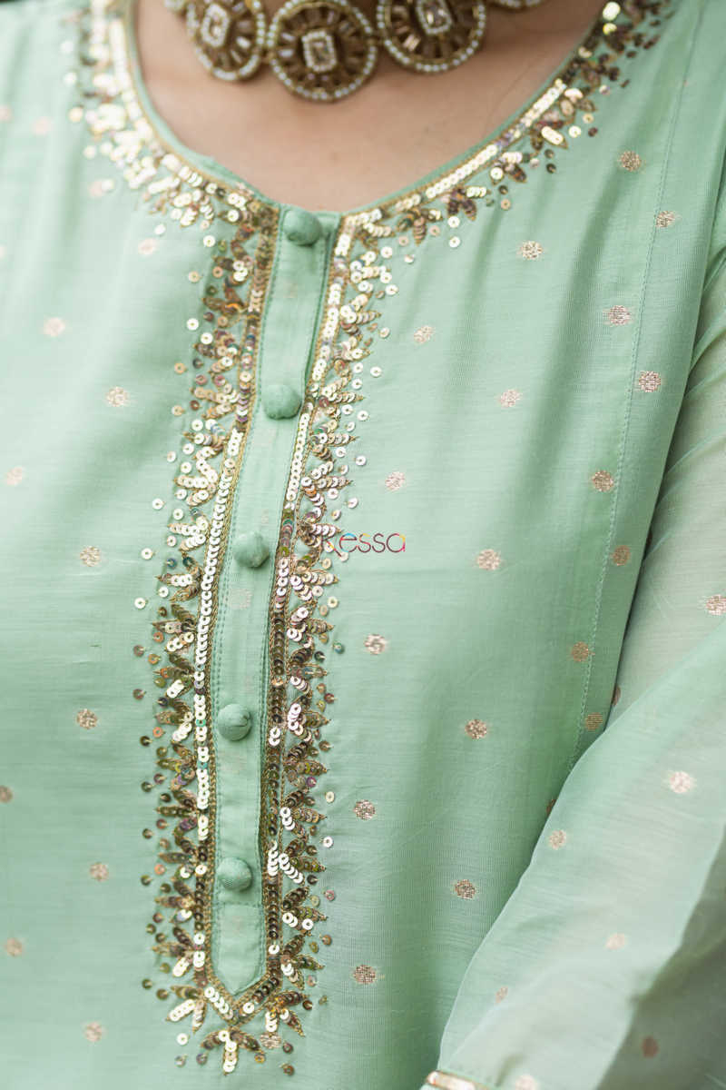 Image for Kusvaa Avdaf180 Indira Complete Suit Set Closeup 2 New