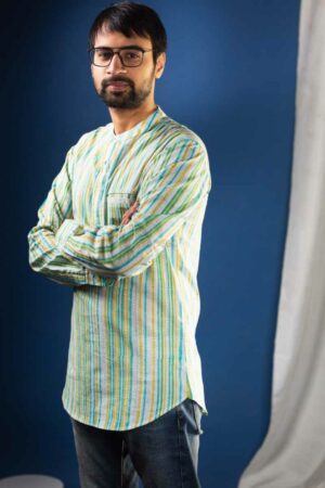 Image for Kusvaa Bpr09 Adhrit Stripes Men Shirt Featured