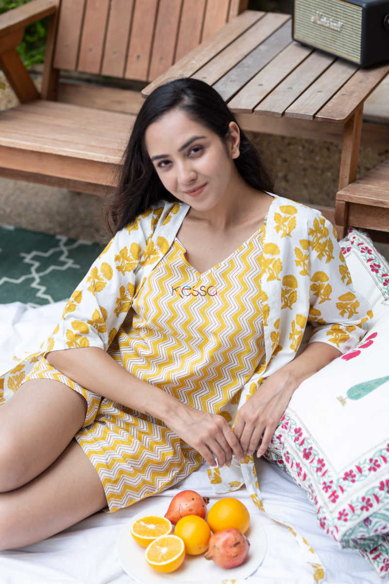 Image for Kusvaa Bpr15 Aishani Jammies Set Sitting