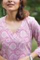 Image for Kusvaa De141 Ajaya Regular Wear Straight Fit Kurta Closeup
