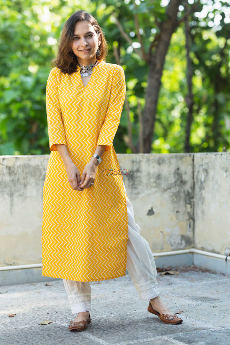 Image for Kusvaa Taf89 Adithi Regular Straight Fit Kurta Featured