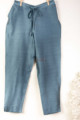 Image for Kusvaa Wfs01 Zaam Silk Cotton Pant D.grey Side