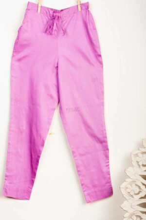 Image for Kusvaa Wfs01 Zaam Silk Cotton Pant Lavender Featured