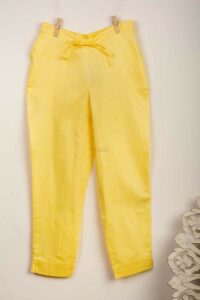 Image for Kusvaa Wfs01 Zaam Silk Cotton Pant Lemon Featured Latest