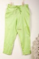 Image for Kusvaa Wfs01 Zaam Silk Cotton Pant Light Green Closeup 2
