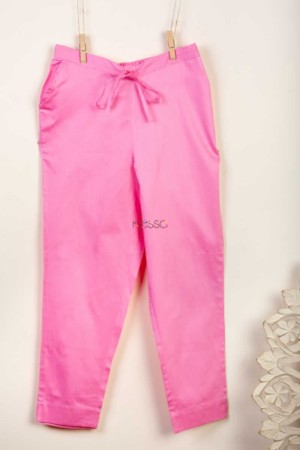 Image for Kusvaa Wfss01 Zaam Silk Cotton Pant Baby Pink Featured