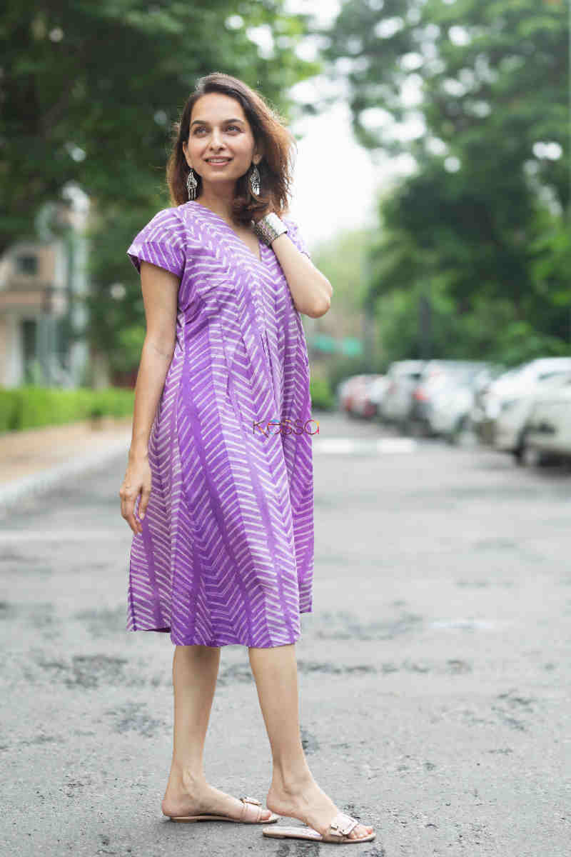 Image for Kusvaa Ws887 Misha Shibori A Line Dress Front