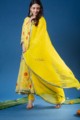 Image for Kusvaa Ws889 Ojaswani Georgett Kalidaar Kurta Side