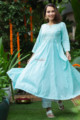 Image for Kusvaa Ws891 Mridula Cotton Dobby A Line Kurta Front