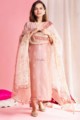 Image for Kusvaa Ws896 Urmul Chanderi Kurta With Organza Dupatta Front