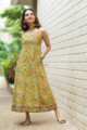 Image for Kusvaa Wsr315 Anika Handblock Dress Front