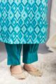 Image for Taf88 Nandika Cotton Straight Kurta Closeup 2 New