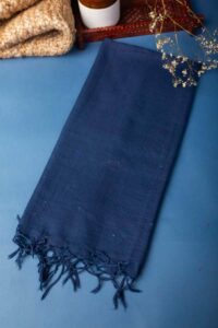 Image for Bprdupatta01 Cotton Kota Doria Dupatta Ink Blue Featured