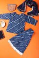Image for Kusvaa Aj66 Nandika Cotton Girls Skirt Complete Set Featured