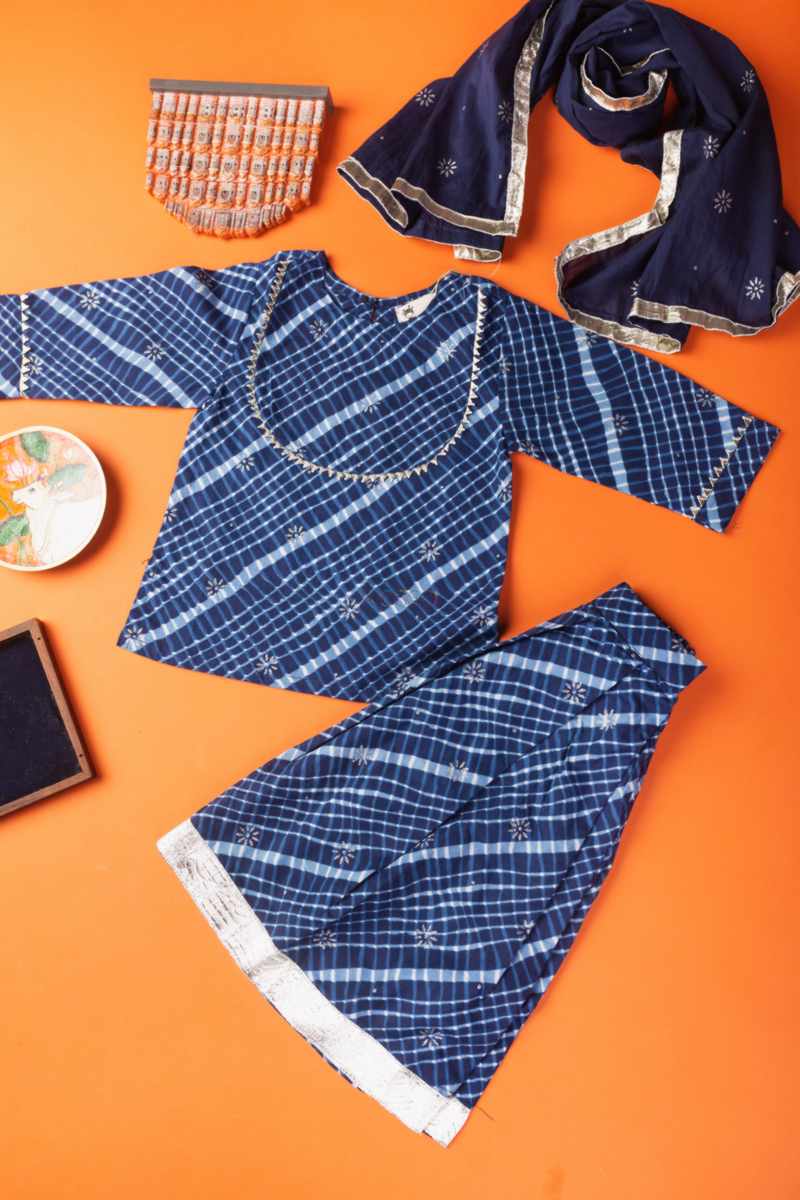 Image for Kusvaa Aj66 Nandika Cotton Girls Skirt Complete Set Featured