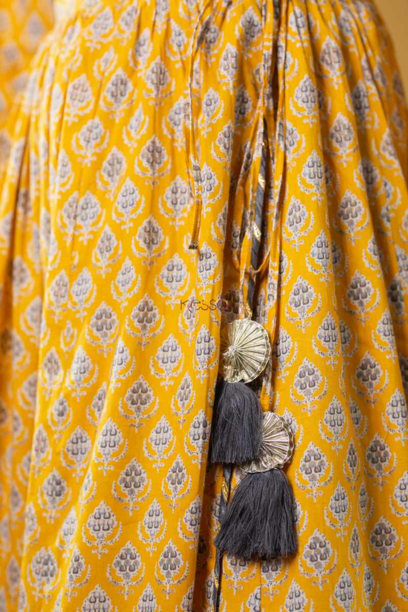 Image for Kusvaa Avdaf183 Drishti Full Length Kalidaar Dress Closeup 2