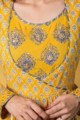 Image for Kusvaa Avdaf183 Drishti Full Length Kalidaar Dress Closeup