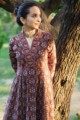 Image for Kusvaa Avdaf184 Tajia Cotton A Line Kurtadress Closeup