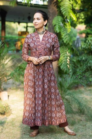 Image for Kusvaa Avdaf184 Tajia Cotton A Line Kurtadress Featured