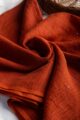 Image for Kusvaa Bprdupatta01 Cotton Kota Doria Dupatta Rust Front